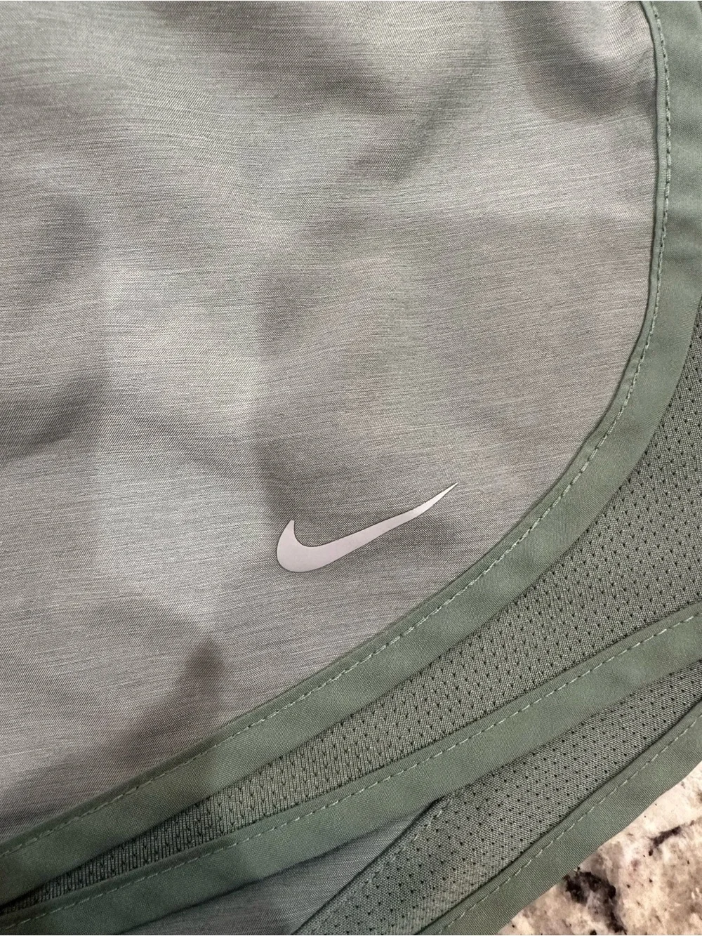 Nike Women's Olive Green Athletic Shorts